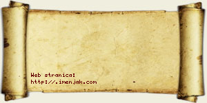 Mileva Trmčević vizit kartica